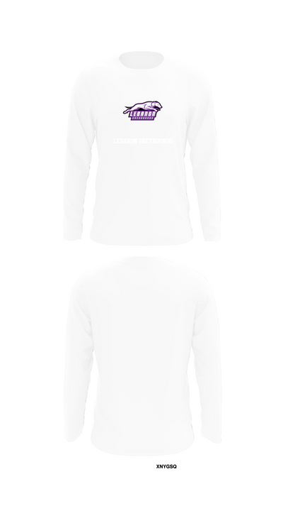 Lebanon Greyhounds 19757435 Long Sleeve Performance Shirt 8