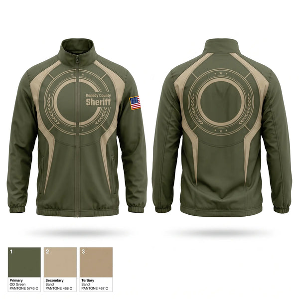 Windbreaker, Kenedy County Sheriff, Police, Teamtime, Team time, sublimation, custom sports apparel, team uniforms, spirit wear, spiritwear, sports uniforms, custom shirts, team store, custom team store, fundraiser sports, apparel fundraiser