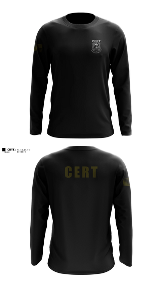 Long Sleeve Performance Shirt, Chester County Prison Emergency Response Team CERT, Police, Teamtime, Team time, sublimation, custom sports apparel, team uniforms, spirit wear, spiritwear, sports uniforms, custom shirts, team store, custom team store, fundraiser sports, apparel fundraiser