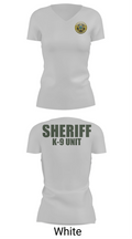 Pender County Sheriff’s Office K9 64538744 Women's Short Sleeve V-neck Shirt - 12