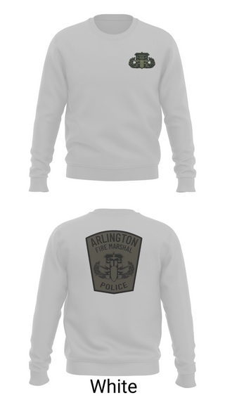 Crew Neck Sweatshirt, Arlington County Bomb Squad, Fire Department, Teamtime, Team time, sublimation, custom sports apparel, team uniforms, spirit wear, spiritwear, sports uniforms, custom shirts, team store, custom team store, fundraiser sports, apparel fundraiser