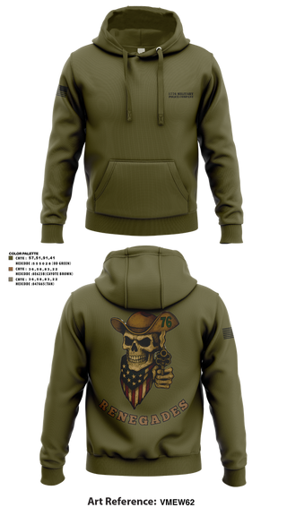 Hoodie, 1776 Military Police Company, , Teamtime, Team time, sublimation, custom sports apparel, team uniforms, spirit wear, spiritwear, sports uniforms, custom shirts, team store, custom team store, fundraiser sports, apparel fundraiser