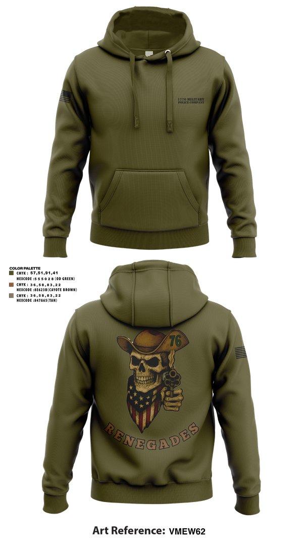 Hoodie, 1776 Military Police Company, , Teamtime, Team time, sublimation, custom sports apparel, team uniforms, spirit wear, spiritwear, sports uniforms, custom shirts, team store, custom team store, fundraiser sports, apparel fundraiser