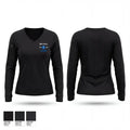 Beauport Ambulance 30567323 Women's Long Sleeve V-neck Shirt - 1