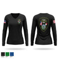 Fairmont Police Department 56814410 Women's Long Sleeve V-neck Shirt - 1