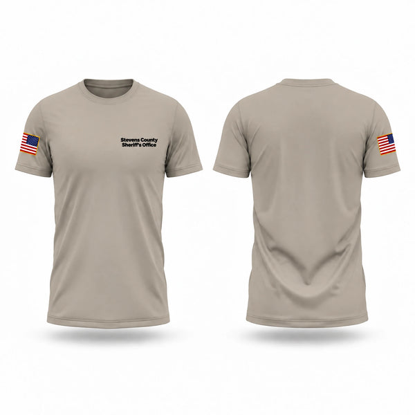 Stevens County Sheriff's Office Old School Cotton Feel Shirt - 1