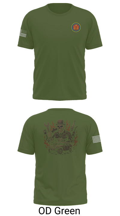 4th Combat Engineer Battalion A Co 69911625 Old School Cotton Feel Shirt - 50