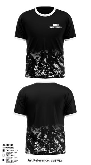 Short Sleeve Performance Shirt, KINGS, Men's Basketball, Teamtime, Team time, sublimation, custom sports apparel, team uniforms, spirit wear, spiritwear, sports uniforms, custom shirts, team store, custom team store, fundraiser sports, apparel fundraiser