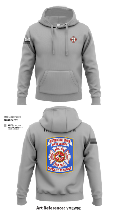 South bound brook training division 12410135 Hoodie - 101
