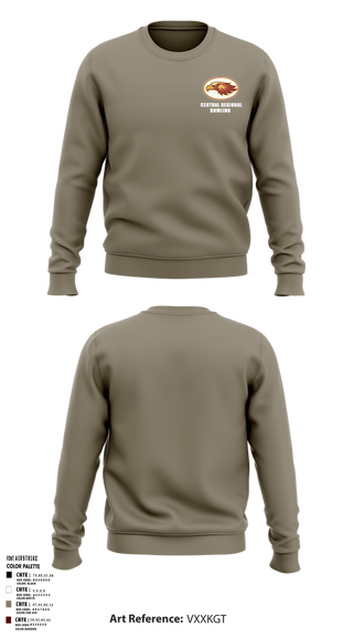 Crew Neck Sweatshirt, Central Regional High School Bowling, Bowling, Teamtime, Team time, sublimation, custom sports apparel, team uniforms, spirit wear, spiritwear, sports uniforms, custom shirts, team store, custom team store, fundraiser sports, apparel fundraiser