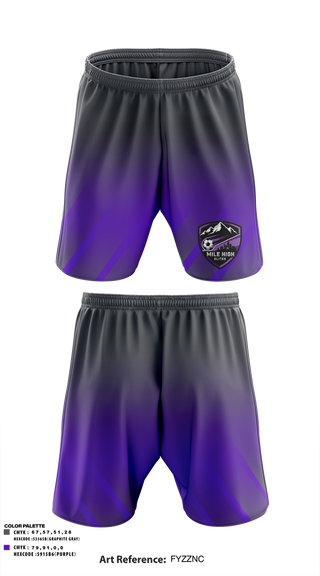 Athletic Shorts With Pockets, Mile High Elites FC, Men's Soccer, Teamtime, Team time, sublimation, custom sports apparel, team uniforms, spirit wear, spiritwear, sports uniforms, custom shirts, team store, custom team store, fundraiser sports, apparel fundraiser