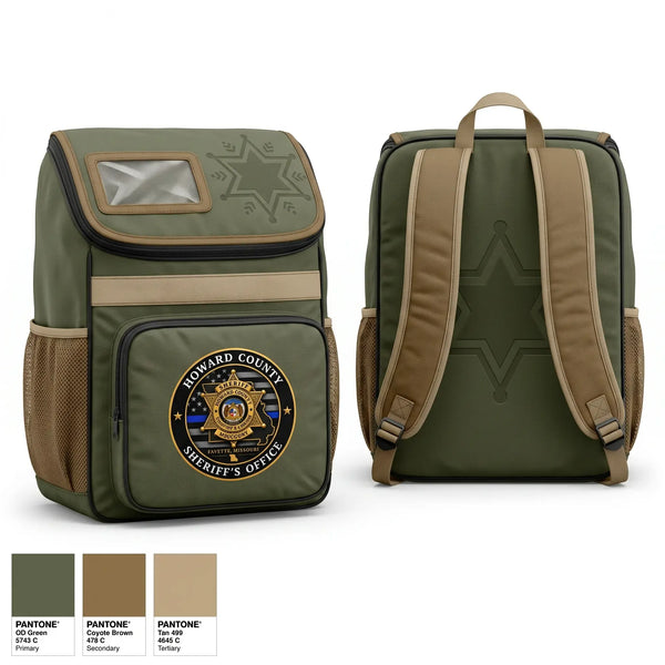 Gear Bag, Howard County Sheriffs Office, Police, Teamtime, Team time, sublimation, custom sports apparel, team uniforms, spirit wear, spiritwear, sports uniforms, custom shirts, team store, custom team store, fundraiser sports, apparel fundraiser