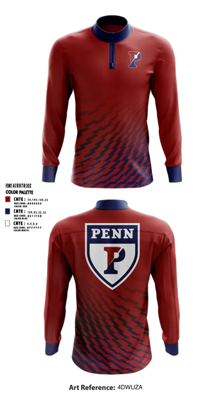 Quarter Zip Jacket, PENNSYLVANIA, Wrestling, Teamtime, Team time, sublimation, custom sports apparel, team uniforms, spirit wear, spiritwear, sports uniforms, custom shirts, team store, custom team store, fundraiser sports, apparel fundraiser
