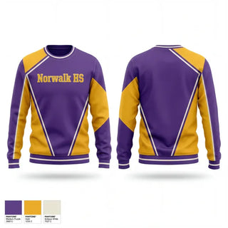 Crew Neck Sweatshirt, Norwalk HS, , Teamtime, Team time, sublimation, custom sports apparel, team uniforms, spirit wear, spiritwear, sports uniforms, custom shirts, team store, custom team store, fundraiser sports, apparel fundraiser