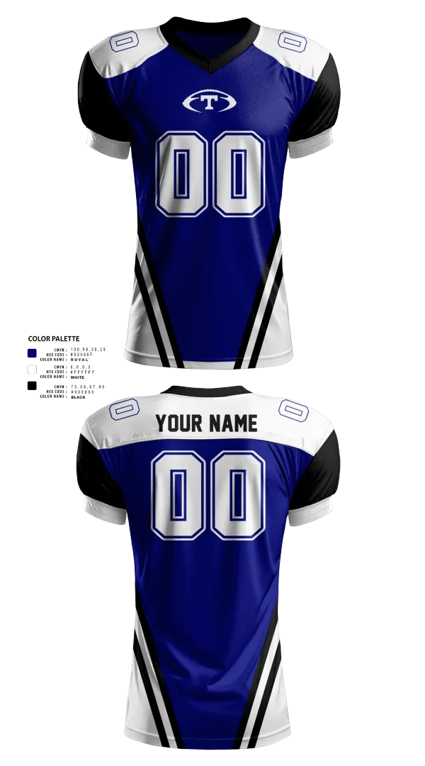 Football Jersey, Toutle Lake Football, , Teamtime, Team time, sublimation, custom sports apparel, team uniforms, spirit wear, spiritwear, sports uniforms, custom shirts, team store, custom team store, fundraiser sports, apparel fundraiser