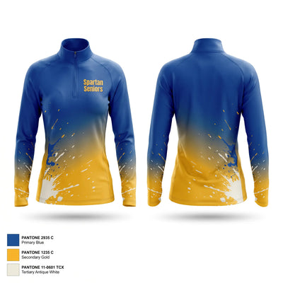 Spartan Seniors 5425800 Quarter Zip Jacket - 1