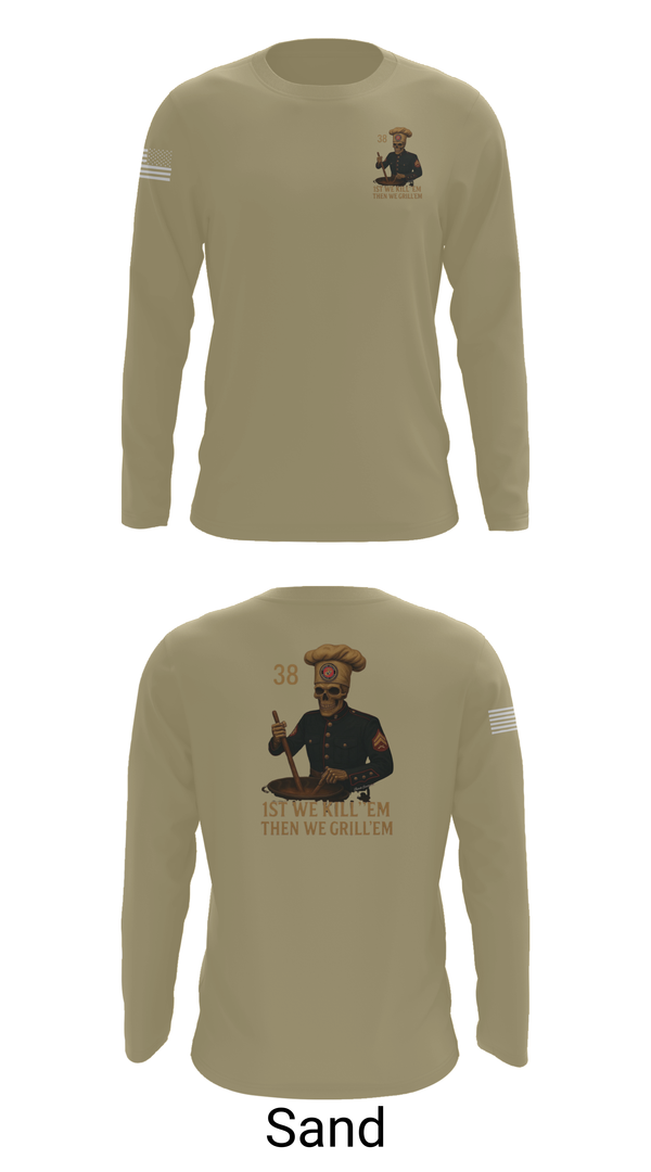 Long Sleeve Performance Shirt, 1/1, Marines, Teamtime, Team time, sublimation, custom sports apparel, team uniforms, spirit wear, spiritwear, sports uniforms, custom shirts, team store, custom team store, fundraiser sports, apparel fundraiser