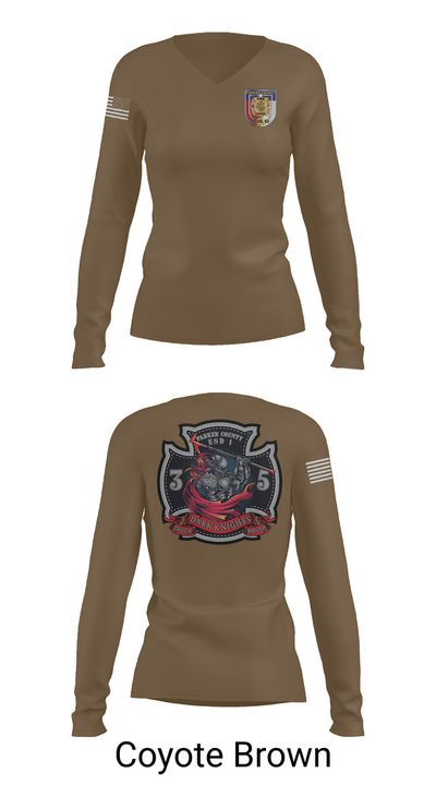 Truck 35 66296032 Women's Long Sleeve V-neck Shirt - 17