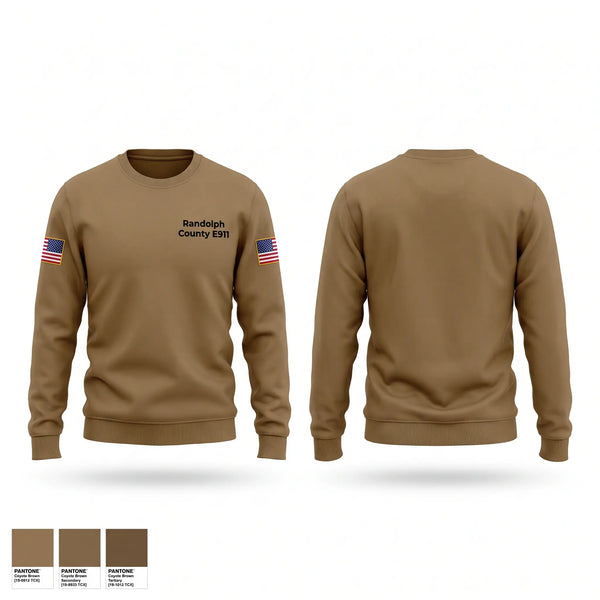 Crew Neck Sweatshirt, Randolph County E911, Police, Teamtime, Team time, sublimation, custom sports apparel, team uniforms, spirit wear, spiritwear, sports uniforms, custom shirts, team store, custom team store, fundraiser sports, apparel fundraiser