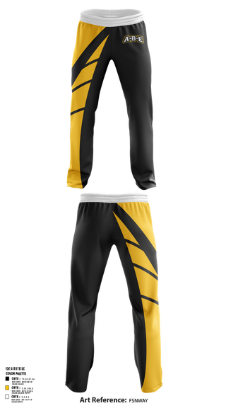 Sweatpants, Ashby-Brandon-Evansville Bolts, , Teamtime, Team time, sublimation, custom sports apparel, team uniforms, spirit wear, spiritwear, sports uniforms, custom shirts, team store, custom team store, fundraiser sports, apparel fundraiser