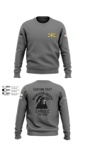 Bravo Company, 401st Cyber Battalion 75539801 Crew Neck Sweatshirt - 7