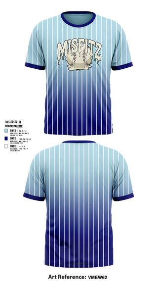 Short Sleeve Performance Shirt, Misfitz, Softball, Teamtime, Team time, sublimation, custom sports apparel, team uniforms, spirit wear, spiritwear, sports uniforms, custom shirts, team store, custom team store, fundraiser sports, apparel fundraiser