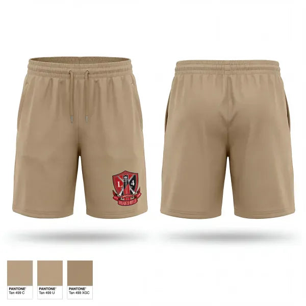 Athletic Shorts With Pockets, Pershing Rifles, Company L-4, Army, Teamtime, Team time, sublimation, custom sports apparel, team uniforms, spirit wear, spiritwear, sports uniforms, custom shirts, team store, custom team store, fundraiser sports, apparel fundraiser