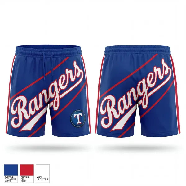 Athletic Shorts With Pockets, Rangers, Baseball, Teamtime, Team time, sublimation, custom sports apparel, team uniforms, spirit wear, spiritwear, sports uniforms, custom shirts, team store, custom team store, fundraiser sports, apparel fundraiser