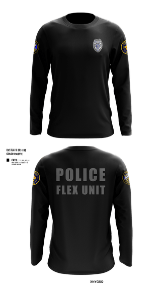 Long Sleeve Performance Shirt, Hendersonville FLEX Team, Police, Teamtime, Team time, sublimation, custom sports apparel, team uniforms, spirit wear, spiritwear, sports uniforms, custom shirts, team store, custom team store, fundraiser sports, apparel fundraiser