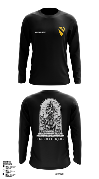 Long Sleeve Performance Shirt, Executioners, Army, Teamtime, Team time, sublimation, custom sports apparel, team uniforms, spirit wear, spiritwear, sports uniforms, custom shirts, team store, custom team store, fundraiser sports, apparel fundraiser