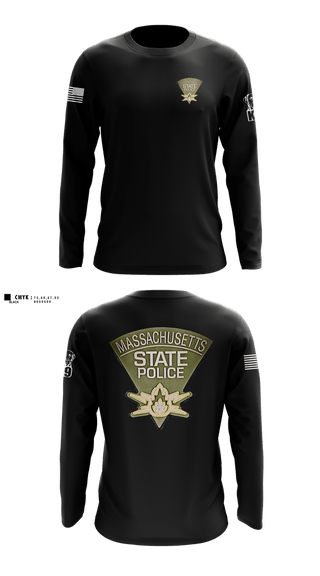 Long Sleeve Performance Shirt, Massachusetts State Police Fire & Explosion Investigation Unit, Police, Teamtime, Team time, sublimation, custom sports apparel, team uniforms, spirit wear, spiritwear, sports uniforms, custom shirts, team store, custom team store, fundraiser sports, apparel fundraiser