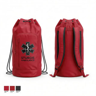 Gear Bag, Sturgis Ambulance, EMS/EMT, Teamtime, Team time, sublimation, custom sports apparel, team uniforms, spirit wear, spiritwear, sports uniforms, custom shirts, team store, custom team store, fundraiser sports, apparel fundraiser
