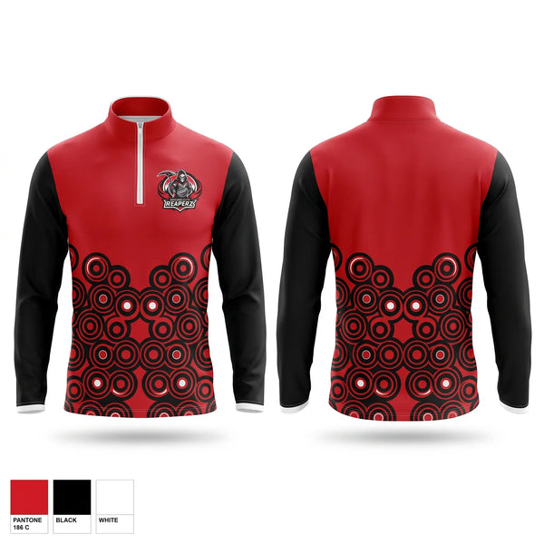 Quarter Zip Jacket, Brevard Elite Reaperz, , Teamtime, Team time, sublimation, custom sports apparel, team uniforms, spirit wear, spiritwear, sports uniforms, custom shirts, team store, custom team store, fundraiser sports, apparel fundraiser