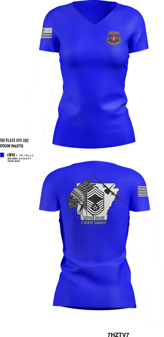 Womens Short Sleeve Vneck Shirt, LRAFB Chiefs Group, , Teamtime, Team time, sublimation, custom sports apparel, team uniforms, spirit wear, spiritwear, sports uniforms, custom shirts, team store, custom team store, fundraiser sports, apparel fundraiser