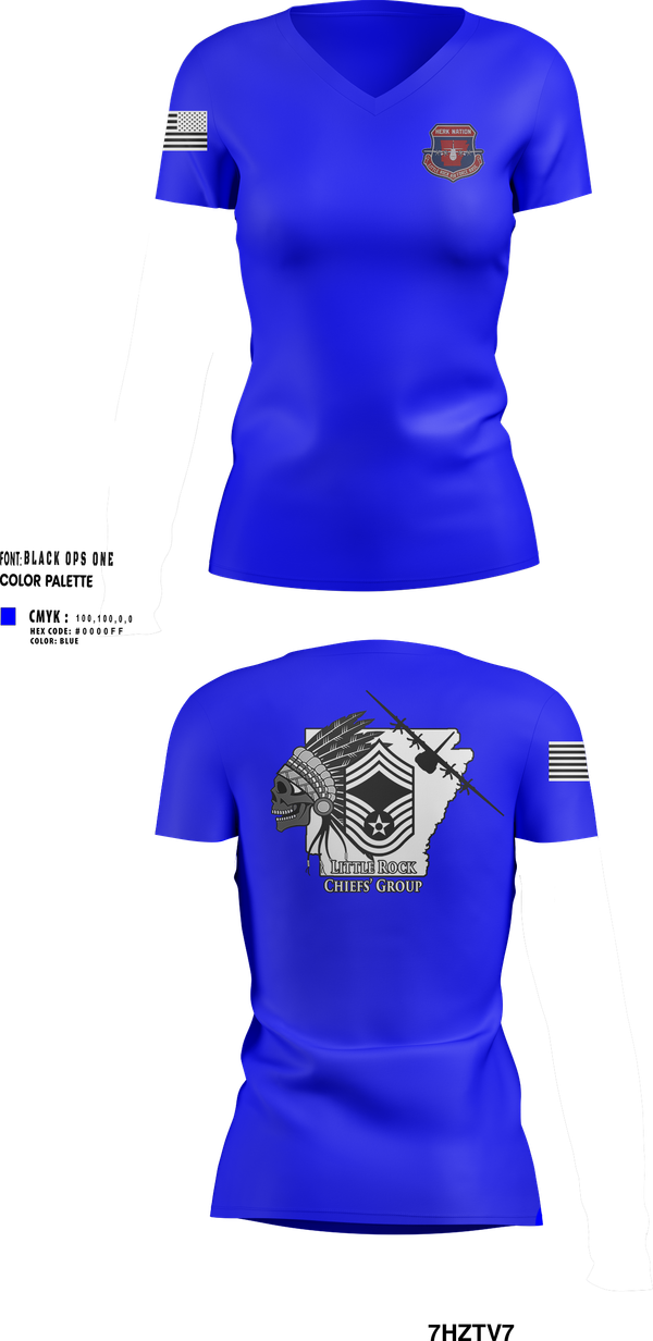 Womens Short Sleeve Vneck Shirt, LRAFB Chiefs Group, , Teamtime, Team time, sublimation, custom sports apparel, team uniforms, spirit wear, spiritwear, sports uniforms, custom shirts, team store, custom team store, fundraiser sports, apparel fundraiser