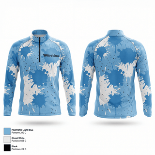 Quarter Zip Jacket, Wolverines, Baseball, Teamtime, Team time, sublimation, custom sports apparel, team uniforms, spirit wear, spiritwear, sports uniforms, custom shirts, team store, custom team store, fundraiser sports, apparel fundraiser