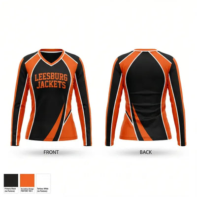 Leesburg Jackets 82114448 Women's Long Sleeve V-neck Shirt - 1