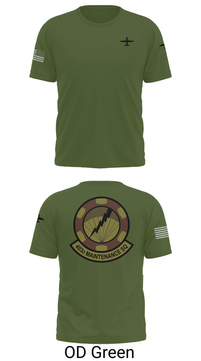403 Maintenance Sqd 80013271 Short Sleeve Performance Shirt - 56
