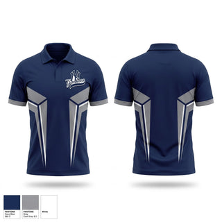 Short Sleeve Performance Polo, Yankees, Baseball, Teamtime, Team time, sublimation, custom sports apparel, team uniforms, spirit wear, spiritwear, sports uniforms, custom shirts, team store, custom team store, fundraiser sports, apparel fundraiser