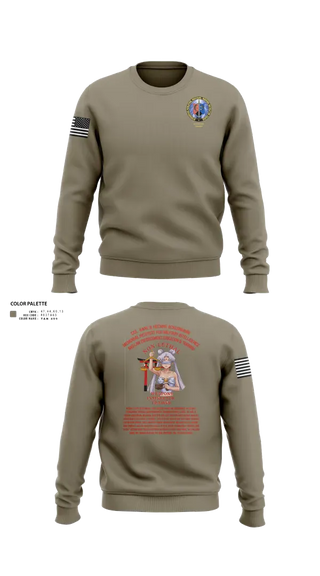 Crew Neck Sweatshirt, Karl & Hedwig Ackermann Memorial Institute for Joint Military Intelligence and Law Enforcement Education & Training at MARDET Fort Leonard Wood, , Teamtime, Team time, sublimation, custom sports apparel, team uniforms, spirit wear, spiritwear, sports uniforms, custom shirts, team store, custom team store, fundraiser sports, apparel fundraiser