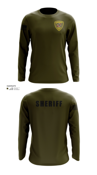 Long Sleeve Performance Shirt, Comanche County Sheriffs Office, Police, Teamtime, Team time, sublimation, custom sports apparel, team uniforms, spirit wear, spiritwear, sports uniforms, custom shirts, team store, custom team store, fundraiser sports, apparel fundraiser
