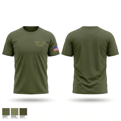 Old School Cotton Feel Shirt, Azle ISD Police, Police, Teamtime, Team time, sublimation, custom sports apparel, team uniforms, spirit wear, spiritwear, sports uniforms, custom shirts, team store, custom team store, fundraiser sports, apparel fundraiser