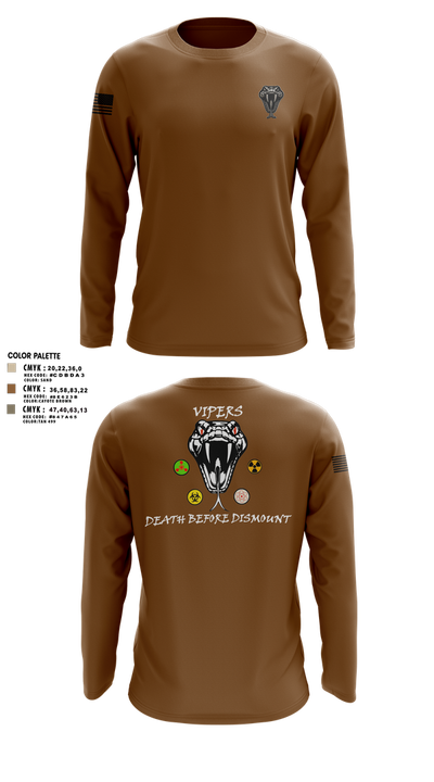Vipers 4958651 Long Sleeve Performance Shirt 2