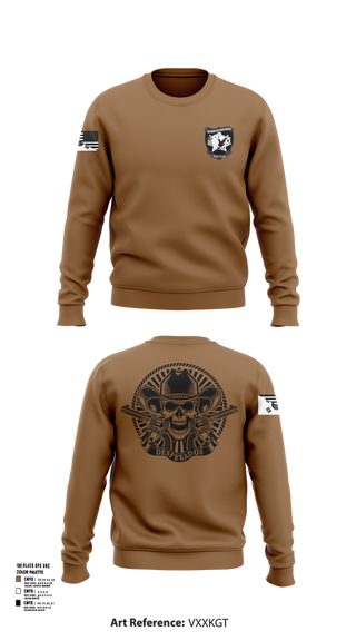Crew Neck Sweatshirt, Desperados, , Teamtime, Team time, sublimation, custom sports apparel, team uniforms, spirit wear, spiritwear, sports uniforms, custom shirts, team store, custom team store, fundraiser sports, apparel fundraiser