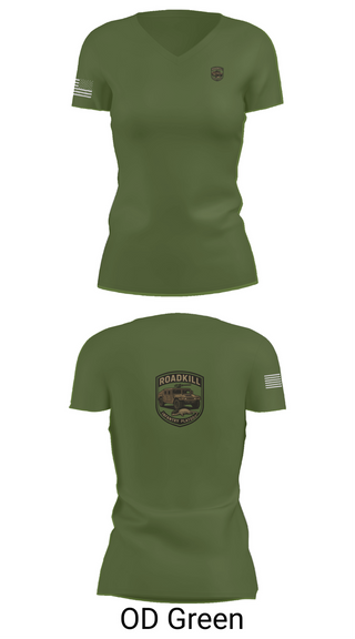 Womens Short Sleeve Vneck Shirt, ROADKILL, , Teamtime, Team time, sublimation, custom sports apparel, team uniforms, spirit wear, spiritwear, sports uniforms, custom shirts, team store, custom team store, fundraiser sports, apparel fundraiser