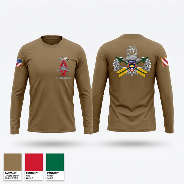 Long Sleeve Performance Shirt, ABNSOD, Army, Teamtime, Team time, sublimation, custom sports apparel, team uniforms, spirit wear, spiritwear, sports uniforms, custom shirts, team store, custom team store, fundraiser sports, apparel fundraiser