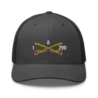 A Troop, 1st squadron-299th Calvary Regiment 70291790 Retro Trucker Hat | Yupoong 6606