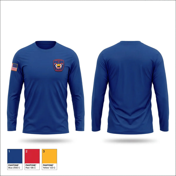 Long Sleeve Performance Shirt, Panguitch City Fire Department, Fire Department, Teamtime, Team time, sublimation, custom sports apparel, team uniforms, spirit wear, spiritwear, sports uniforms, custom shirts, team store, custom team store, fundraiser sports, apparel fundraiser