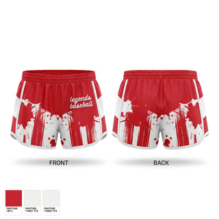 Womens Shorts, legends baseball, Baseball, Teamtime, Team time, sublimation, custom sports apparel, team uniforms, spirit wear, spiritwear, sports uniforms, custom shirts, team store, custom team store, fundraiser sports, apparel fundraiser