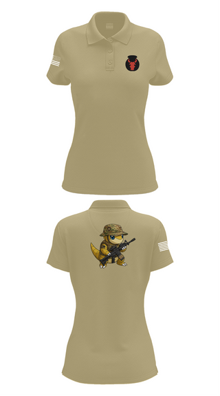 Womens Short Sleeve Performance Polo, , National Guard, Teamtime, Team time, sublimation, custom sports apparel, team uniforms, spirit wear, spiritwear, sports uniforms, custom shirts, team store, custom team store, fundraiser sports, apparel fundraiser